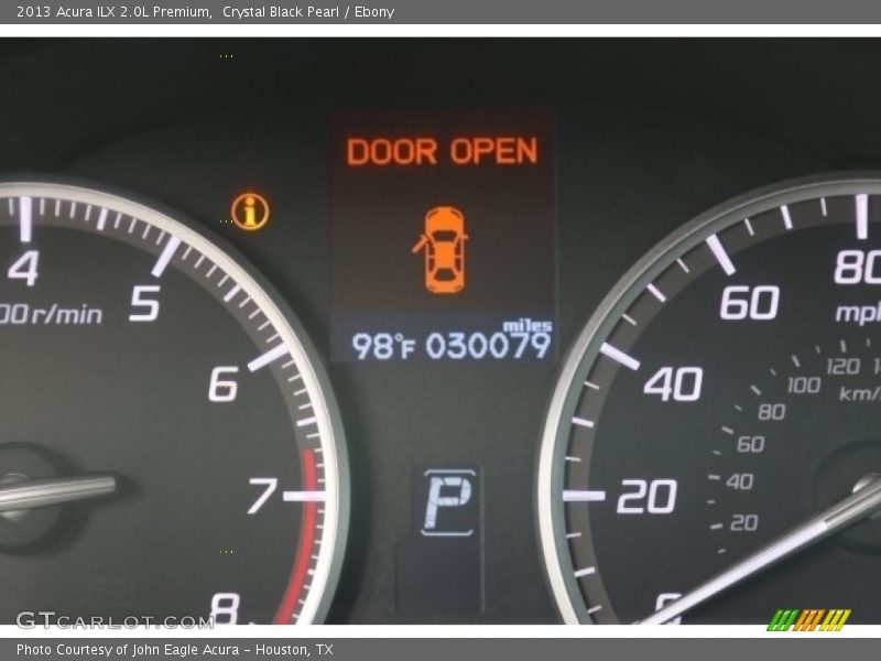 Crystal Black Pearl / Ebony 2013 Acura ILX 2.0L Premium