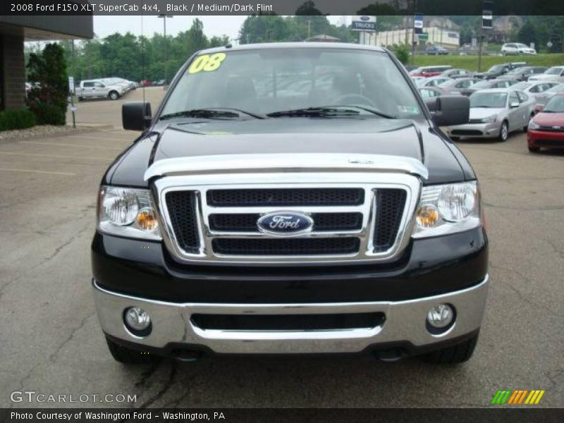 Black / Medium/Dark Flint 2008 Ford F150 XLT SuperCab 4x4