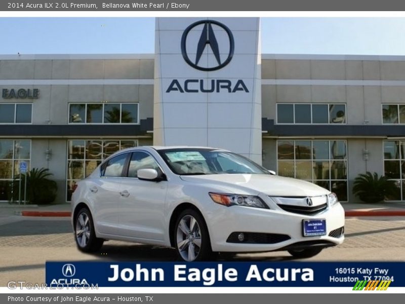 Bellanova White Pearl / Ebony 2014 Acura ILX 2.0L Premium