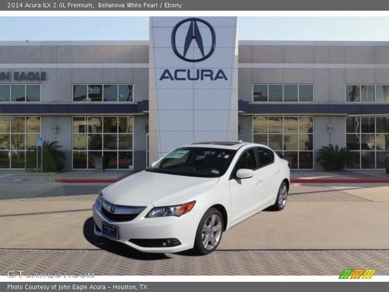 Bellanova White Pearl / Ebony 2014 Acura ILX 2.0L Premium