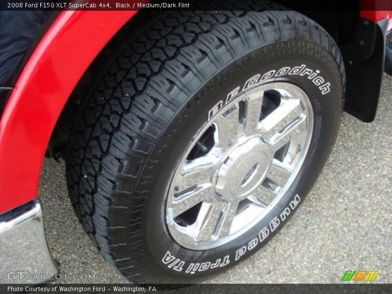 Black / Medium/Dark Flint 2008 Ford F150 XLT SuperCab 4x4