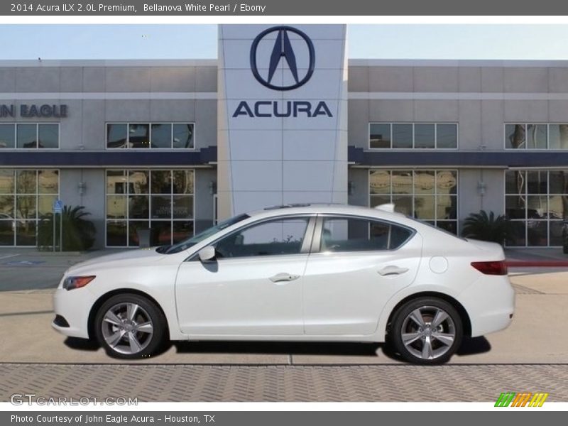 Bellanova White Pearl / Ebony 2014 Acura ILX 2.0L Premium