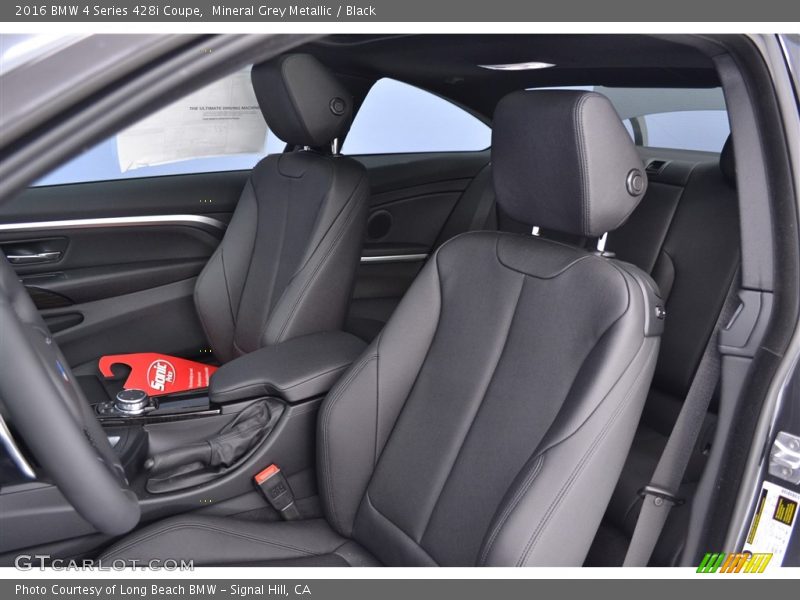 Mineral Grey Metallic / Black 2016 BMW 4 Series 428i Coupe