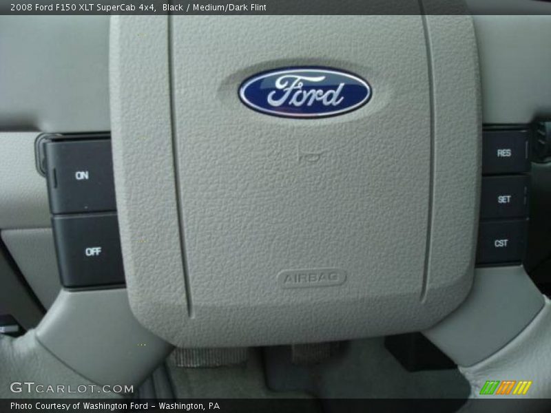 Black / Medium/Dark Flint 2008 Ford F150 XLT SuperCab 4x4