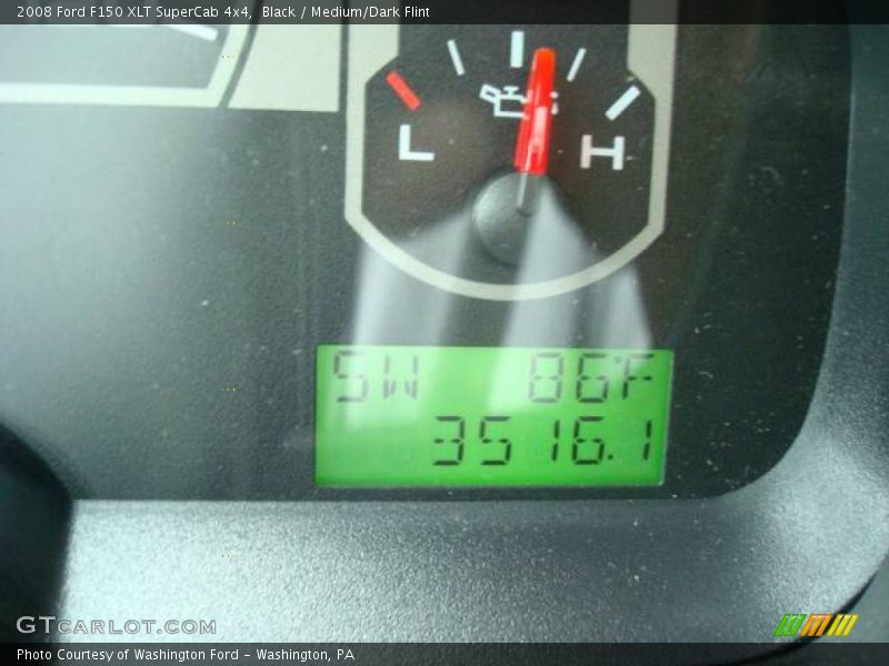Black / Medium/Dark Flint 2008 Ford F150 XLT SuperCab 4x4