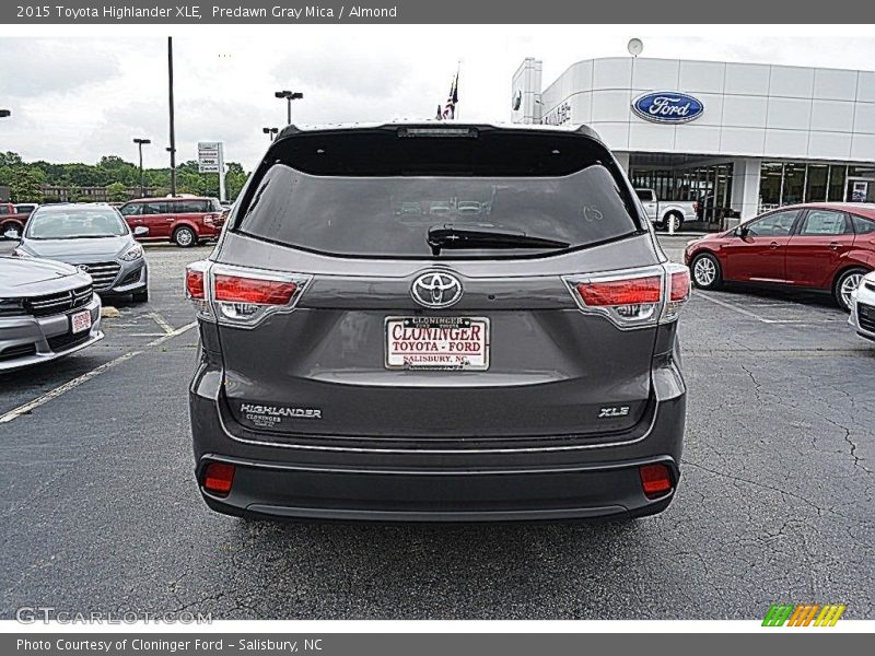 Predawn Gray Mica / Almond 2015 Toyota Highlander XLE