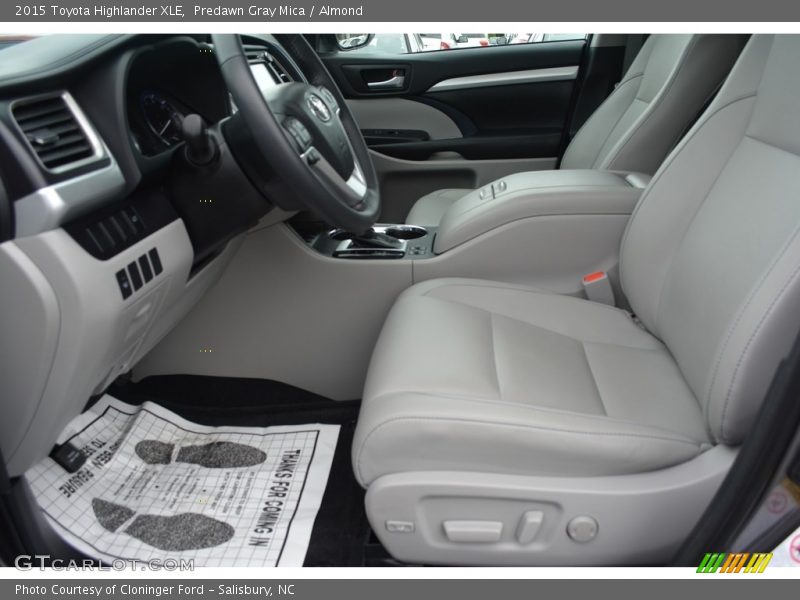 Predawn Gray Mica / Almond 2015 Toyota Highlander XLE