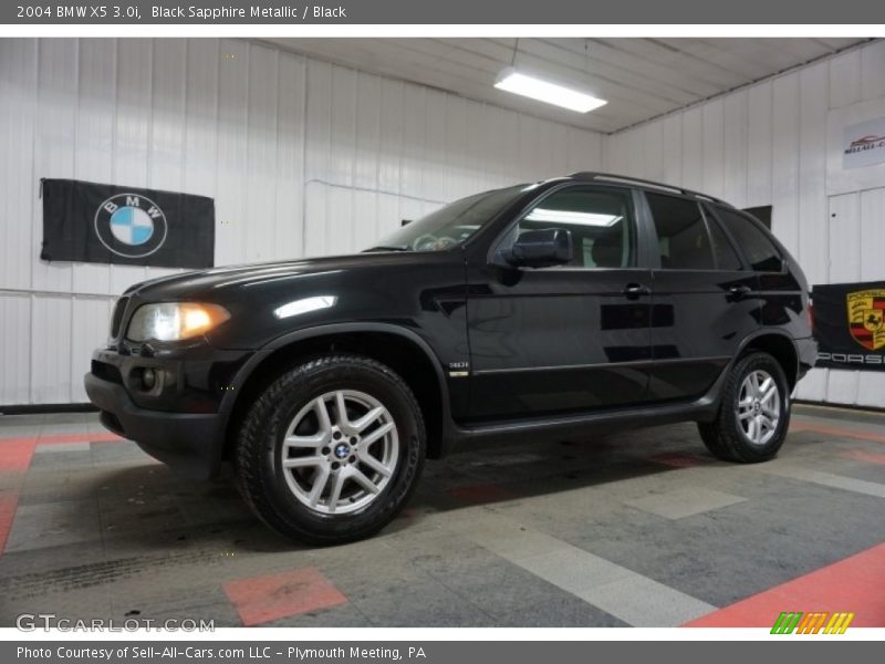 Black Sapphire Metallic / Black 2004 BMW X5 3.0i