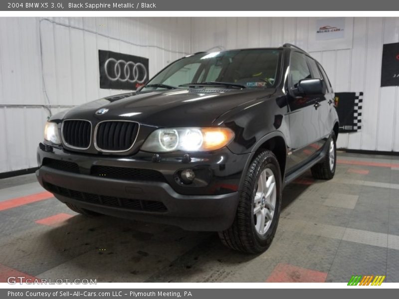 Black Sapphire Metallic / Black 2004 BMW X5 3.0i