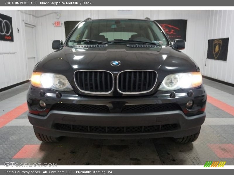 Black Sapphire Metallic / Black 2004 BMW X5 3.0i