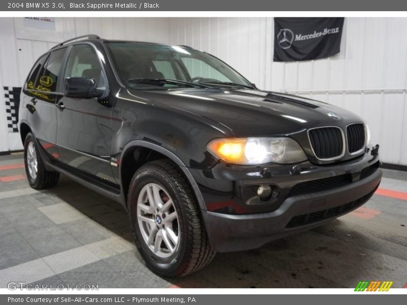 Black Sapphire Metallic / Black 2004 BMW X5 3.0i