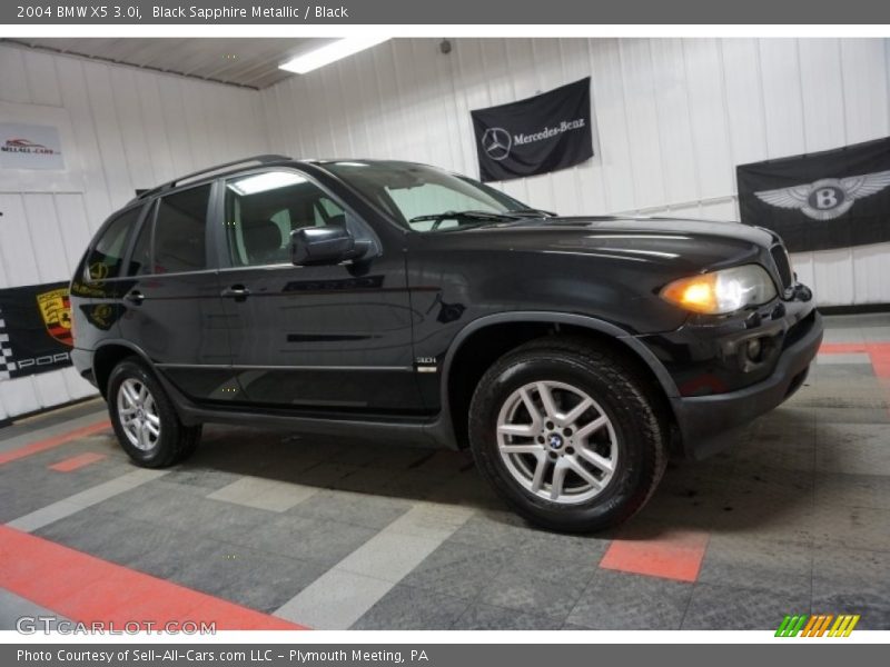 Black Sapphire Metallic / Black 2004 BMW X5 3.0i