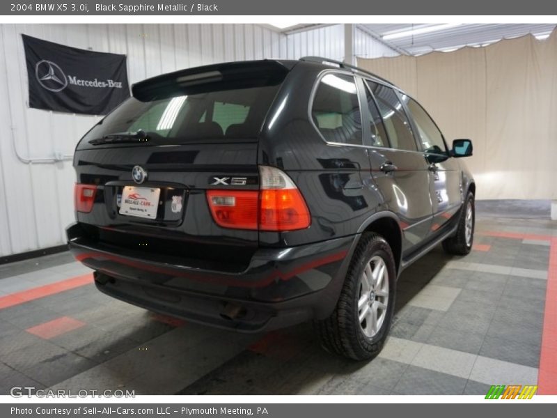 Black Sapphire Metallic / Black 2004 BMW X5 3.0i