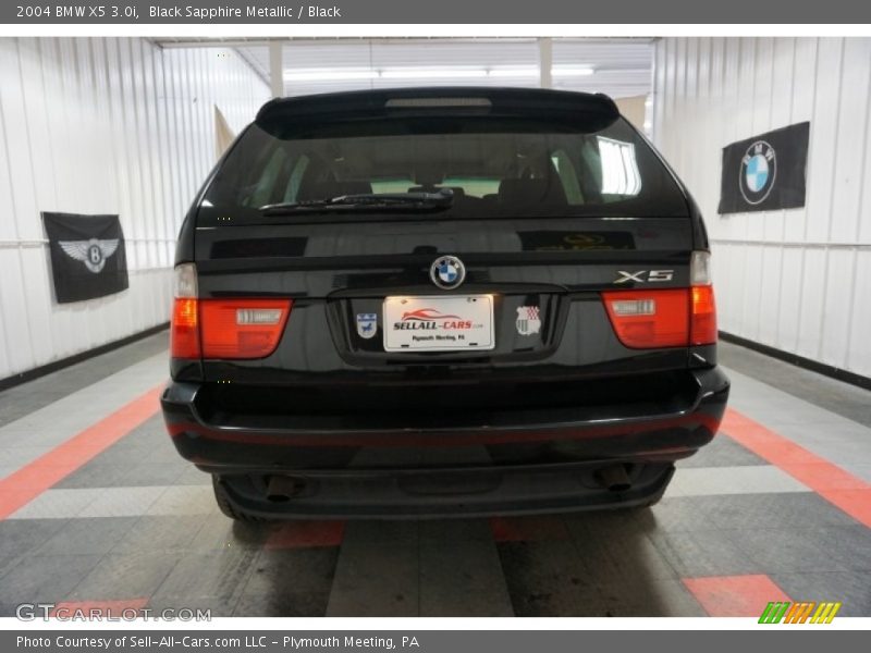 Black Sapphire Metallic / Black 2004 BMW X5 3.0i