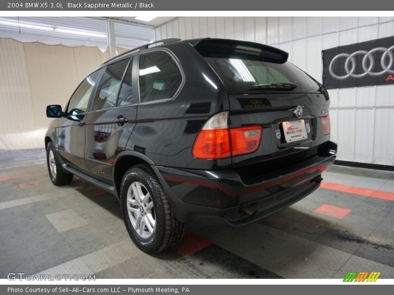 Black Sapphire Metallic / Black 2004 BMW X5 3.0i