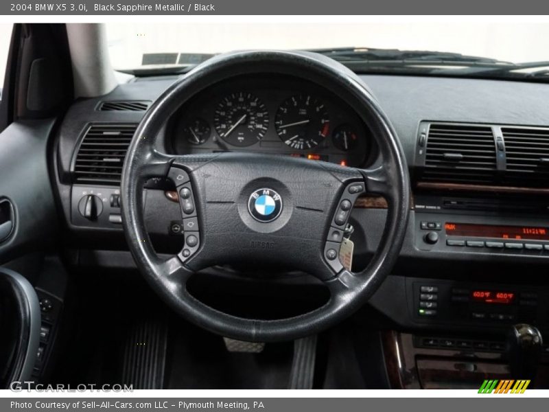 Black Sapphire Metallic / Black 2004 BMW X5 3.0i