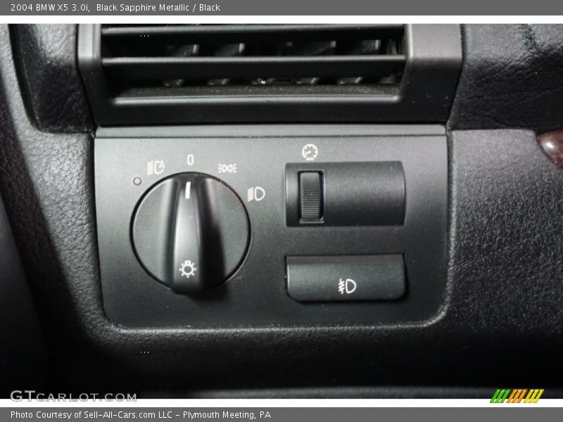 Black Sapphire Metallic / Black 2004 BMW X5 3.0i