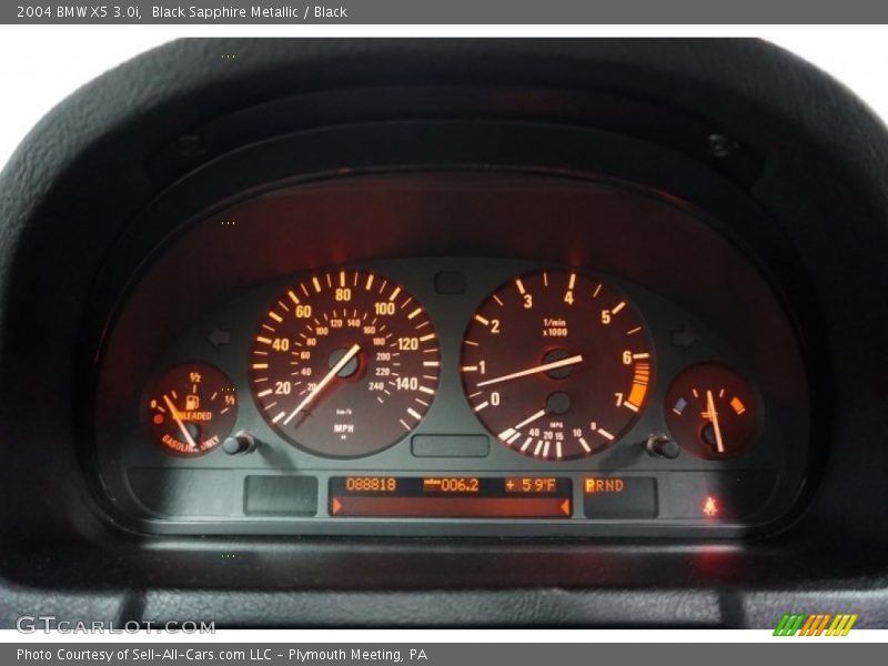 Black Sapphire Metallic / Black 2004 BMW X5 3.0i