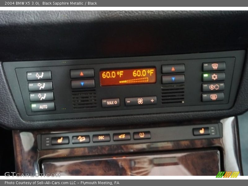 Black Sapphire Metallic / Black 2004 BMW X5 3.0i