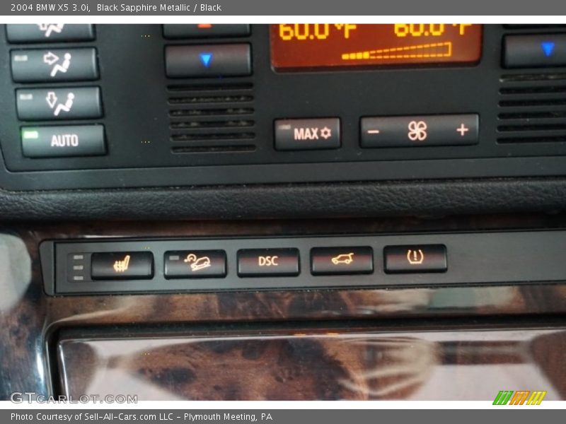 Black Sapphire Metallic / Black 2004 BMW X5 3.0i