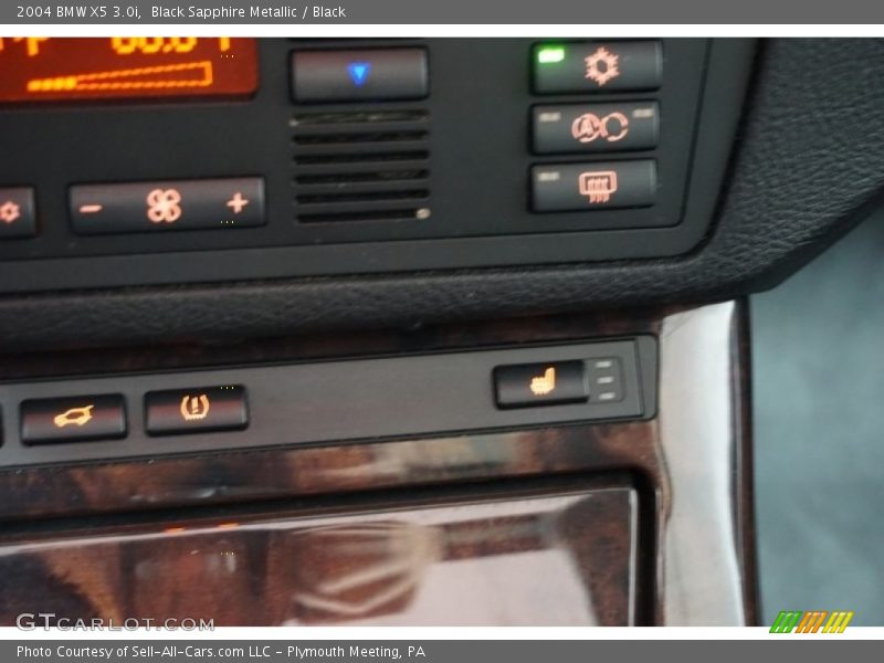 Black Sapphire Metallic / Black 2004 BMW X5 3.0i