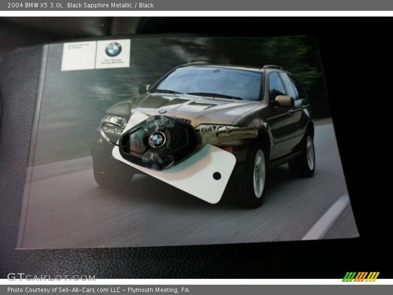 Black Sapphire Metallic / Black 2004 BMW X5 3.0i