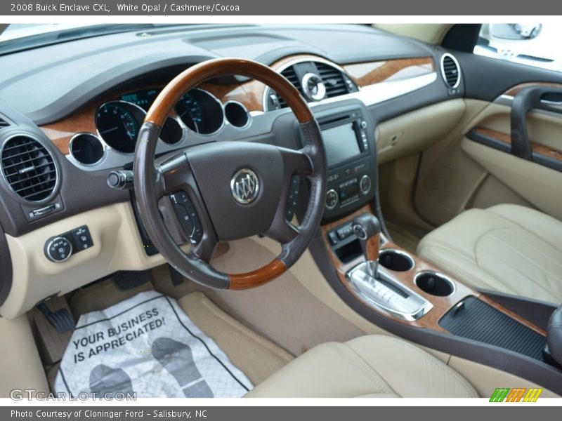 White Opal / Cashmere/Cocoa 2008 Buick Enclave CXL