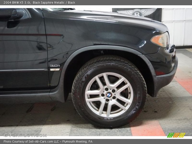 Black Sapphire Metallic / Black 2004 BMW X5 3.0i