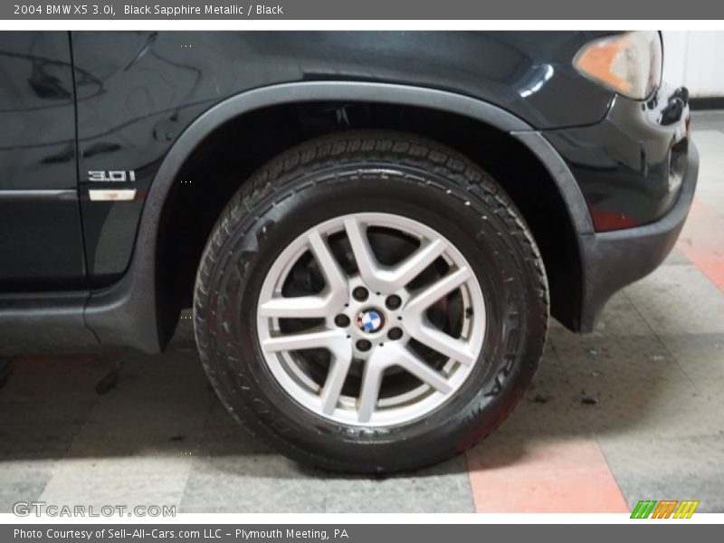 Black Sapphire Metallic / Black 2004 BMW X5 3.0i