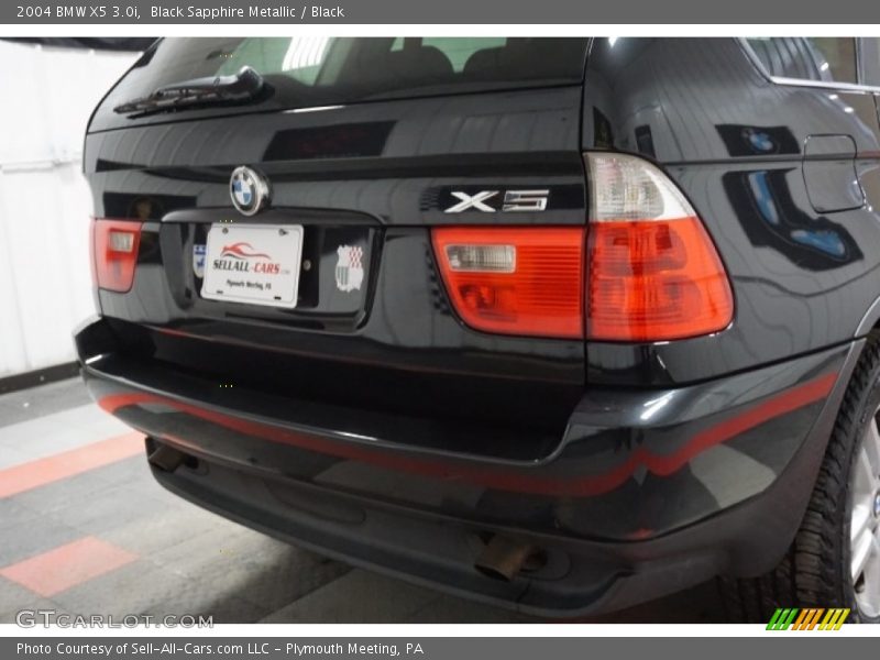Black Sapphire Metallic / Black 2004 BMW X5 3.0i