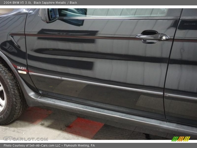 Black Sapphire Metallic / Black 2004 BMW X5 3.0i