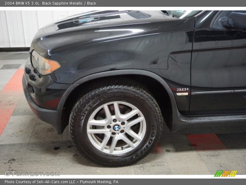 Black Sapphire Metallic / Black 2004 BMW X5 3.0i