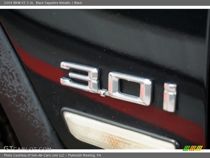 Black Sapphire Metallic / Black 2004 BMW X5 3.0i