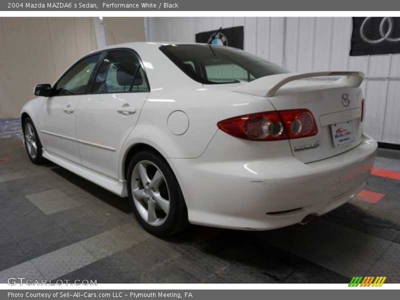 Performance White / Black 2004 Mazda MAZDA6 s Sedan