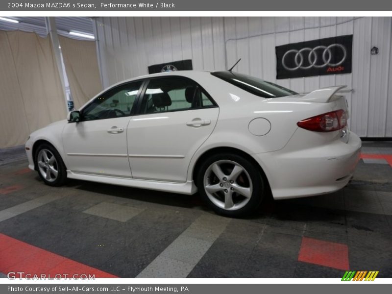 Performance White / Black 2004 Mazda MAZDA6 s Sedan