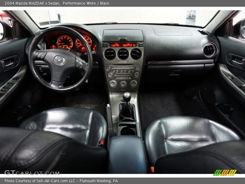 Performance White / Black 2004 Mazda MAZDA6 s Sedan