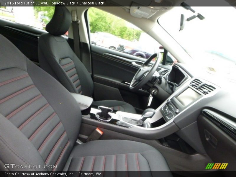Shadow Black / Charcoal Black 2016 Ford Fusion SE AWD
