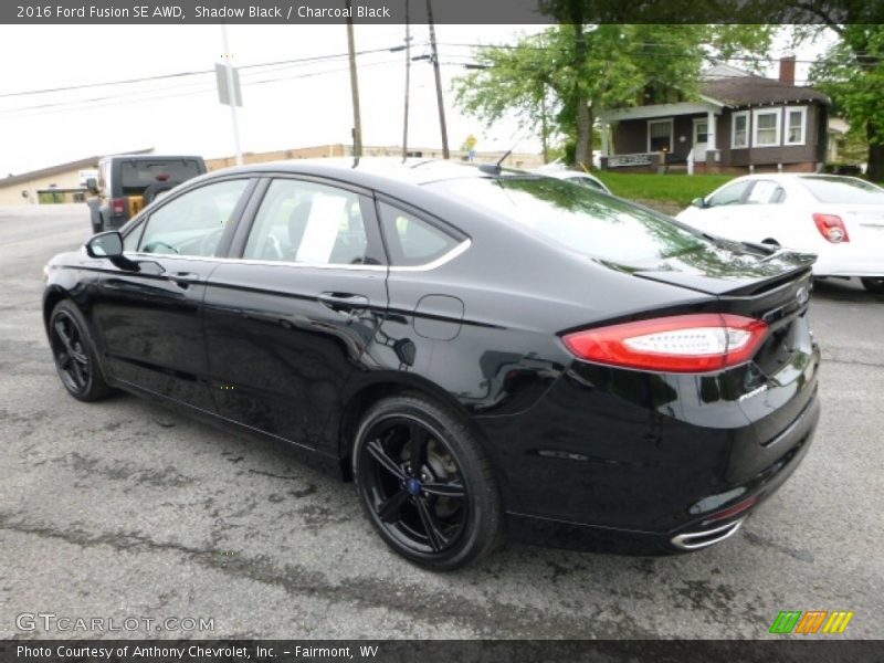 Shadow Black / Charcoal Black 2016 Ford Fusion SE AWD