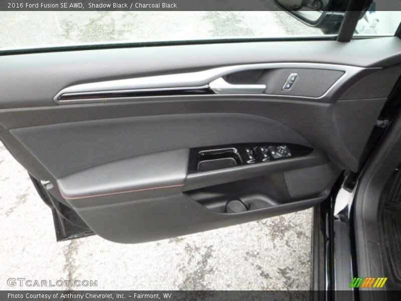 Shadow Black / Charcoal Black 2016 Ford Fusion SE AWD