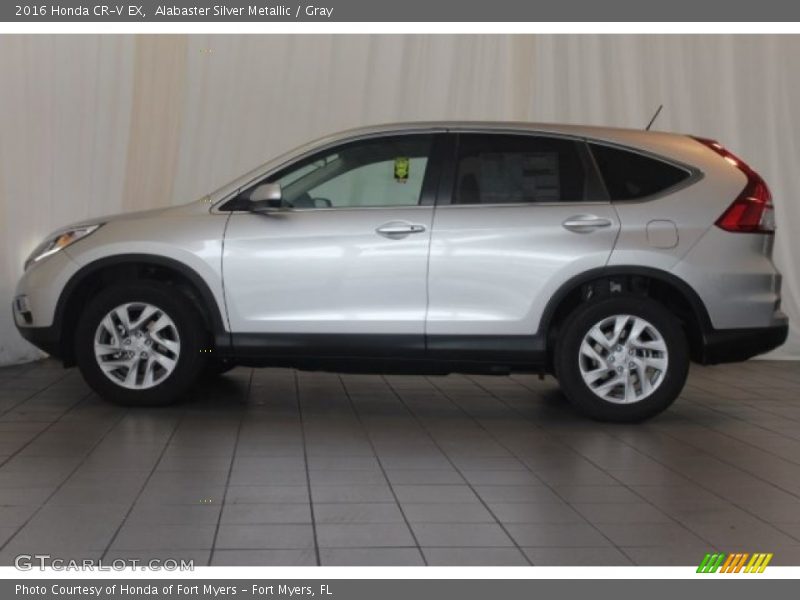 Alabaster Silver Metallic / Gray 2016 Honda CR-V EX