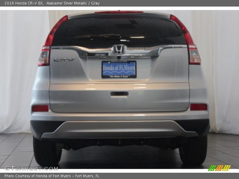 Alabaster Silver Metallic / Gray 2016 Honda CR-V EX