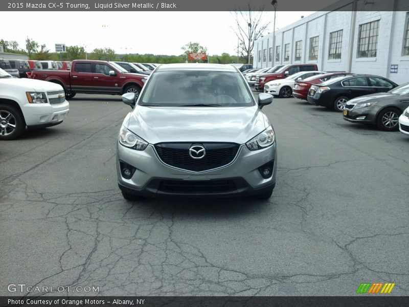 Liquid Silver Metallic / Black 2015 Mazda CX-5 Touring