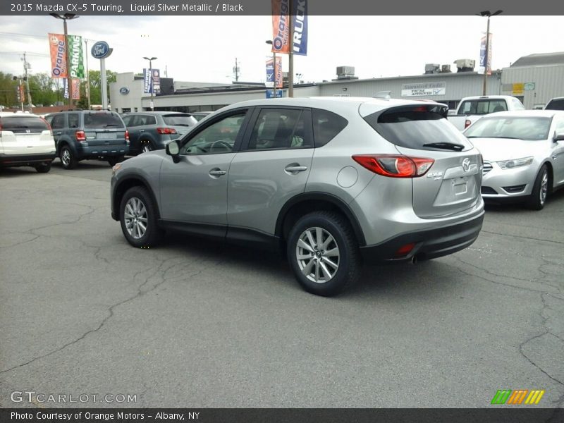 Liquid Silver Metallic / Black 2015 Mazda CX-5 Touring