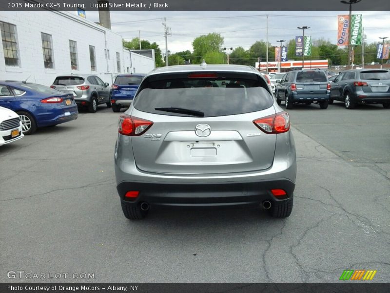 Liquid Silver Metallic / Black 2015 Mazda CX-5 Touring