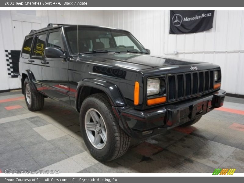 Black / Agate 2001 Jeep Cherokee Sport 4x4