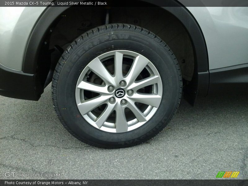 Liquid Silver Metallic / Black 2015 Mazda CX-5 Touring