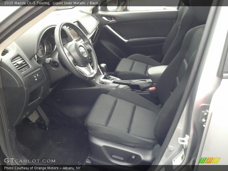 Liquid Silver Metallic / Black 2015 Mazda CX-5 Touring