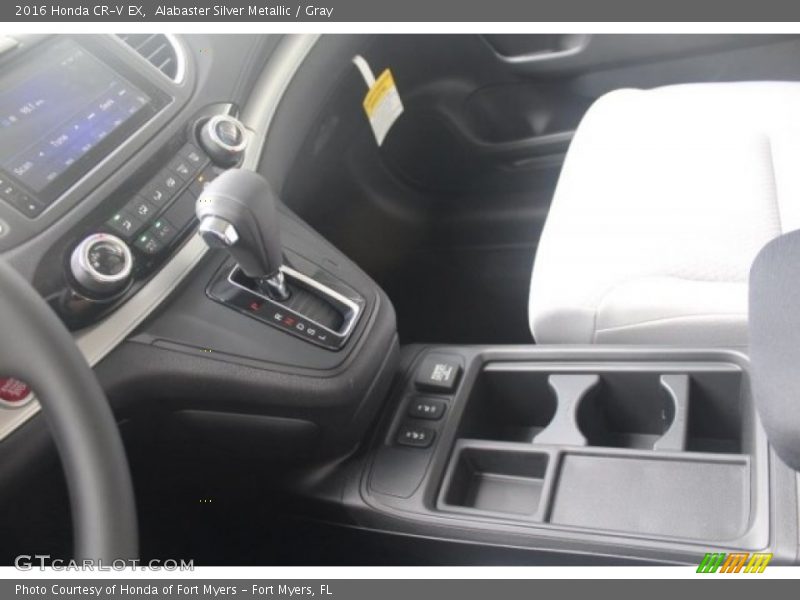 Alabaster Silver Metallic / Gray 2016 Honda CR-V EX