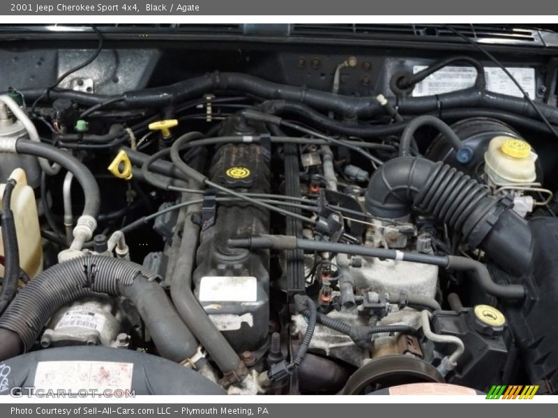 Black / Agate 2001 Jeep Cherokee Sport 4x4