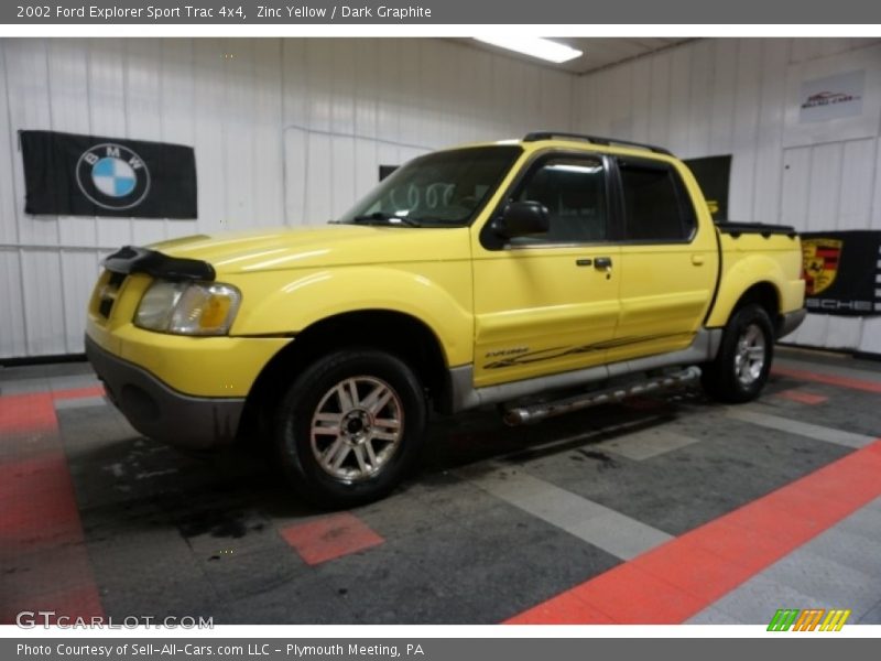 Zinc Yellow / Dark Graphite 2002 Ford Explorer Sport Trac 4x4